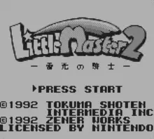 Image n° 1 - screenshots  : Little Master 2
